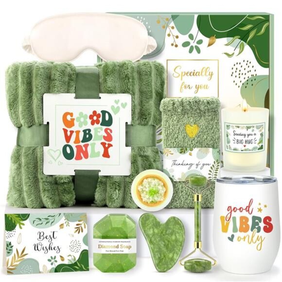 Self Care Gifts for Women Get Well Soon Gift Baskets for Women Thinking of You - Picture 1 of 8